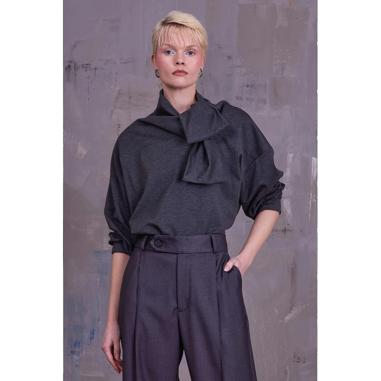 Nathalie Vleeschouwer bluse grau 2