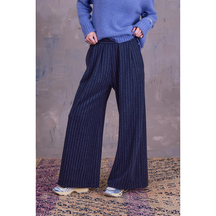 Nathalie Vleeschouwer broek blauw
