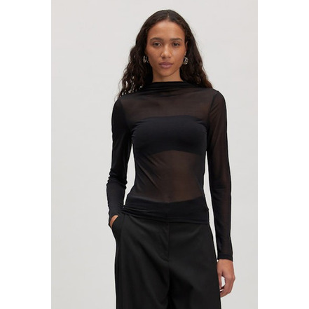 Edited blouse zwart