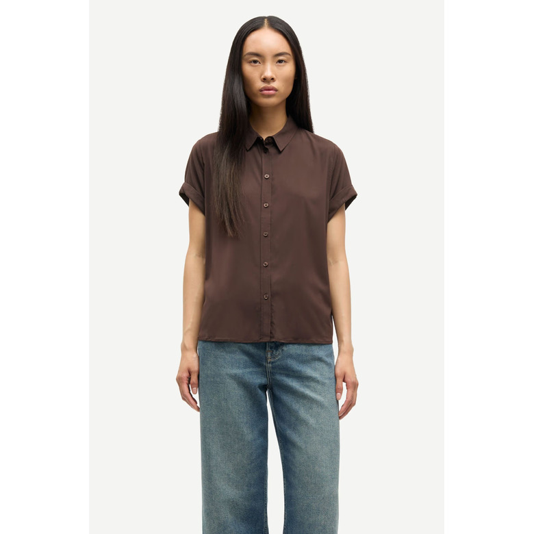 Samsoe&samsoe blouse bruin 2