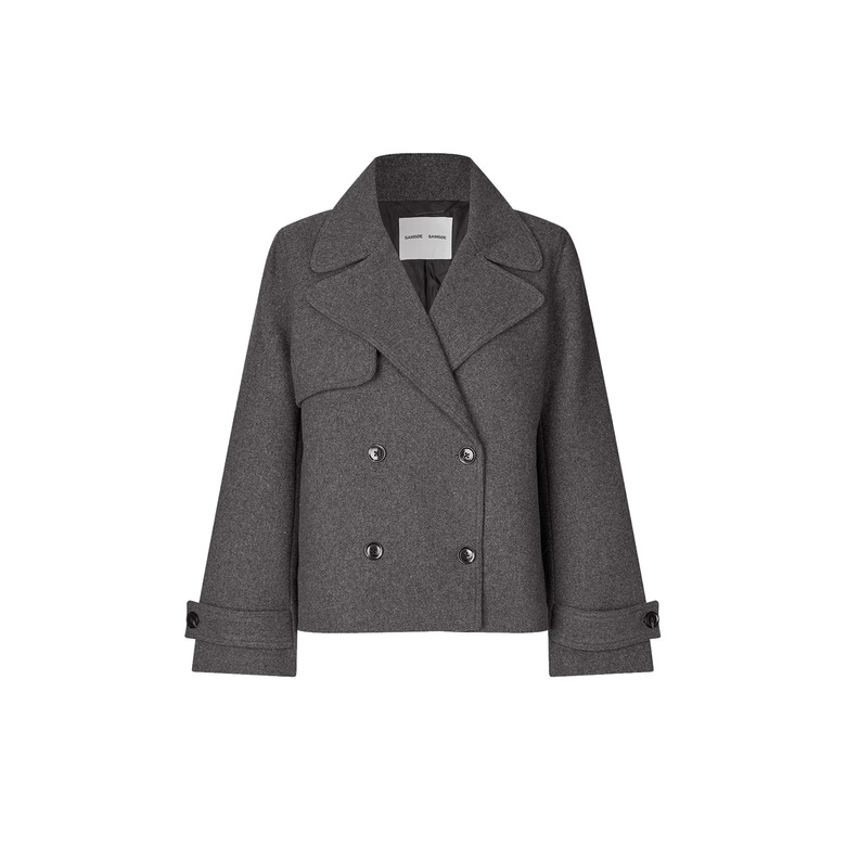 Samsoe&samsoe vest grijs 1