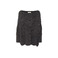Cream poncho zwart 1