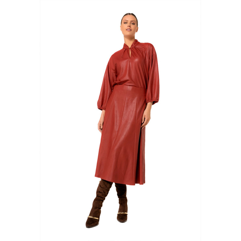 Caroline Biss skirt red 2