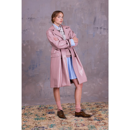 Nathalie Vleeschouwer mantel roze