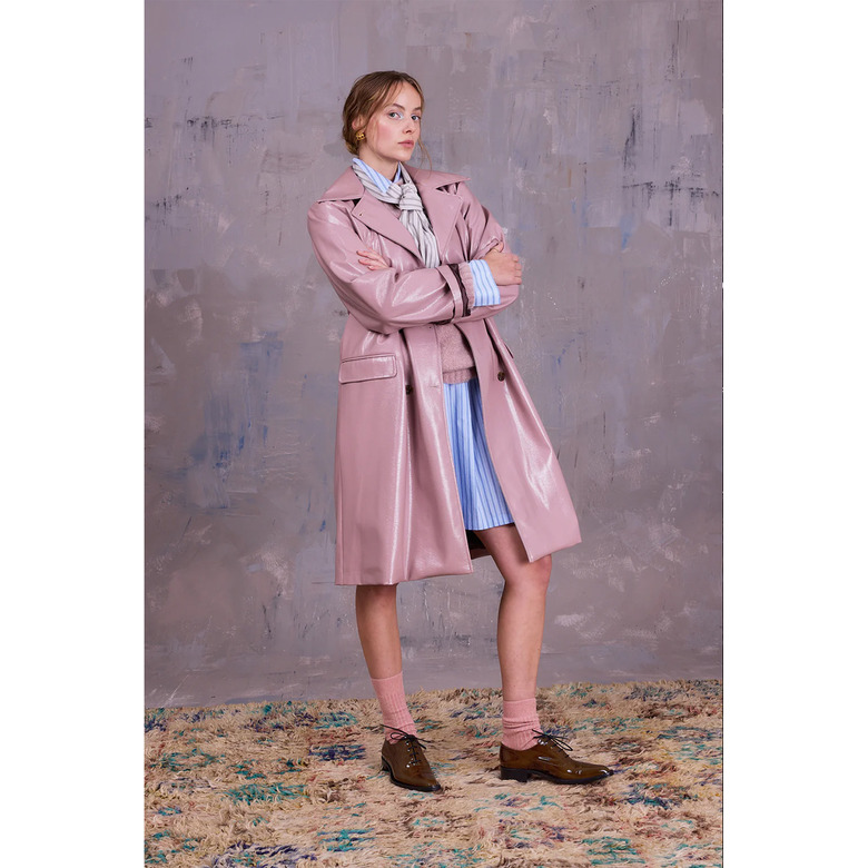 Nathalie Vleeschouwer mantel roze 2