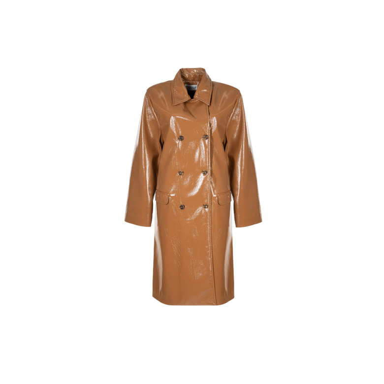 Nathalie Vleeschouwer mantel cognac 1