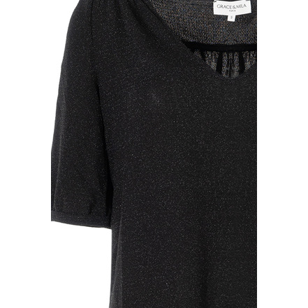 Grace & Mila blouse zwart