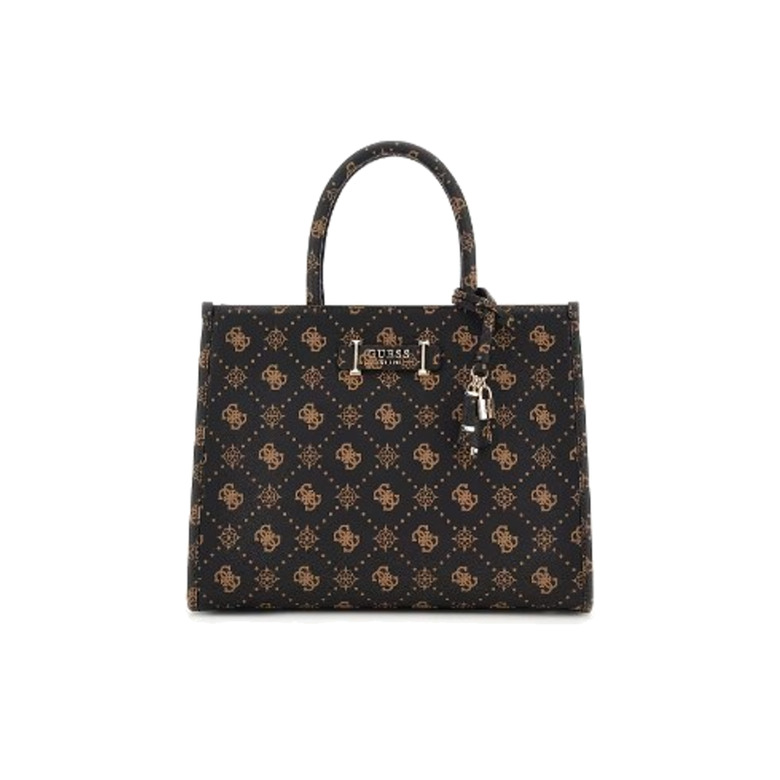 Guess handtasche braun 1