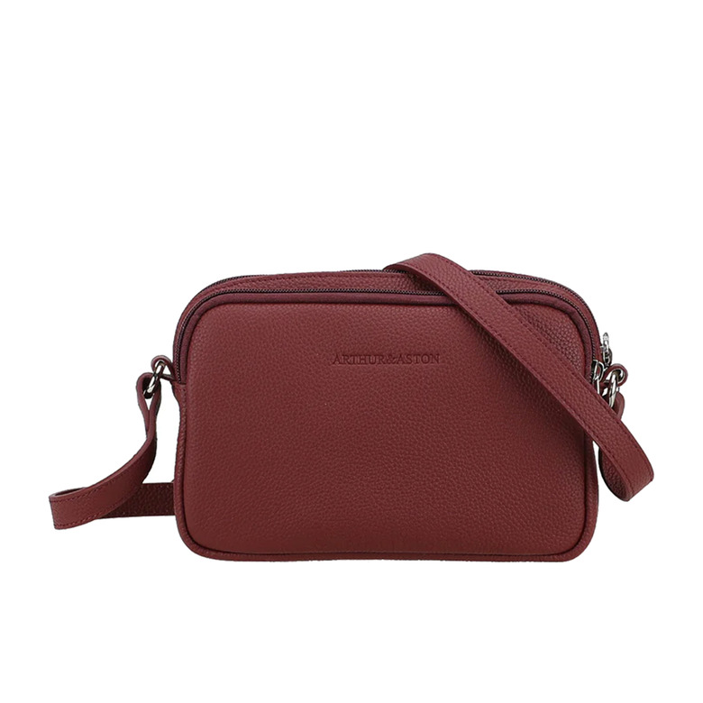 Arthur & Aston sac bandoulière bordeaux 1