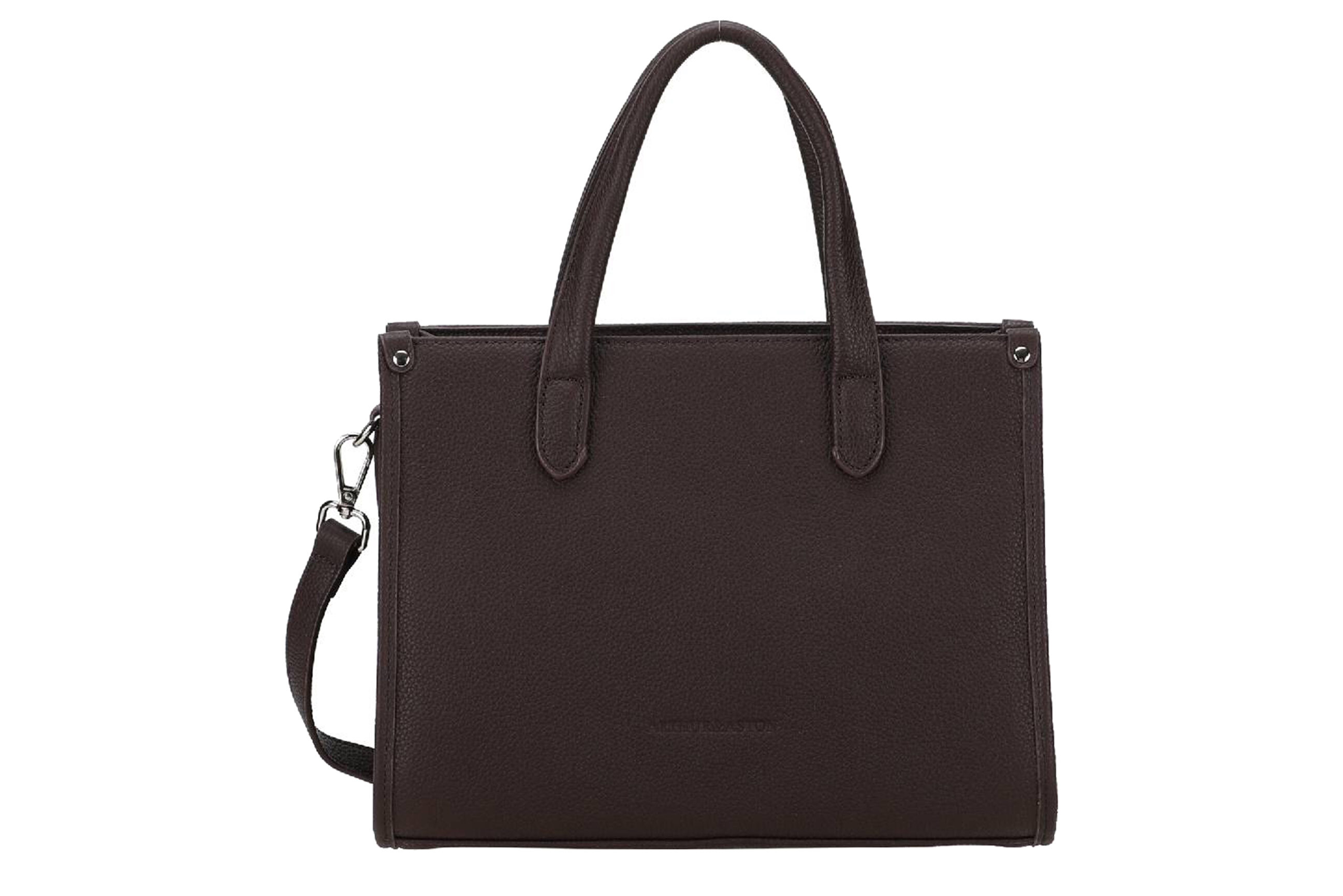 Handbag Arthur Aston Brown A163-13 Free delivery Carmi