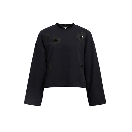 Object sweater zwart