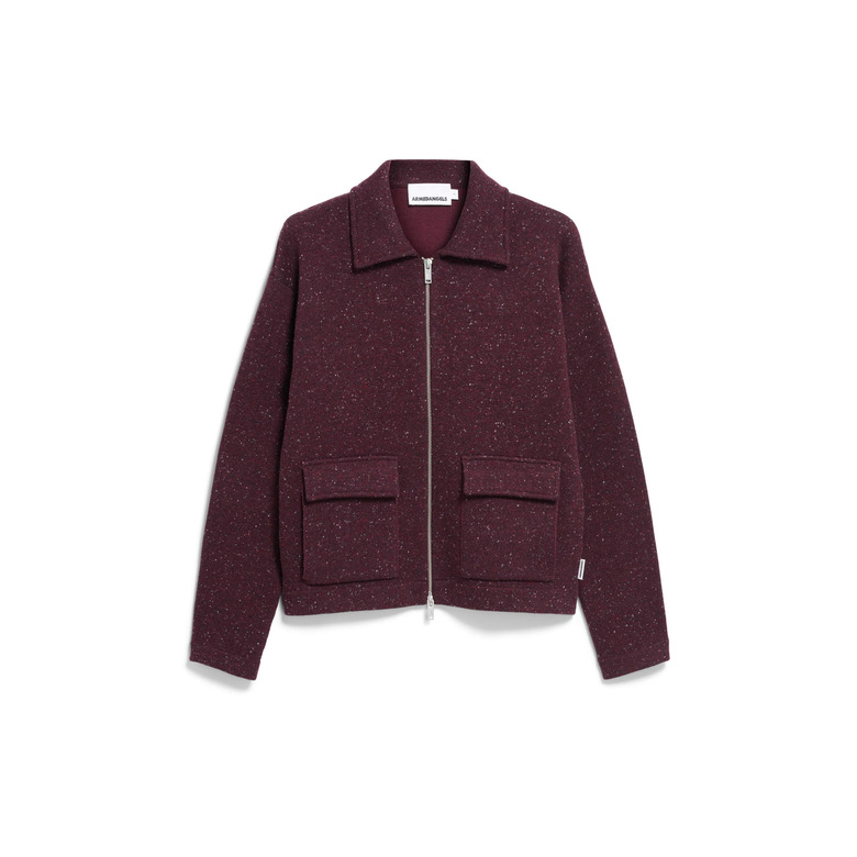 Armed Angels cardigan bordeaux 1