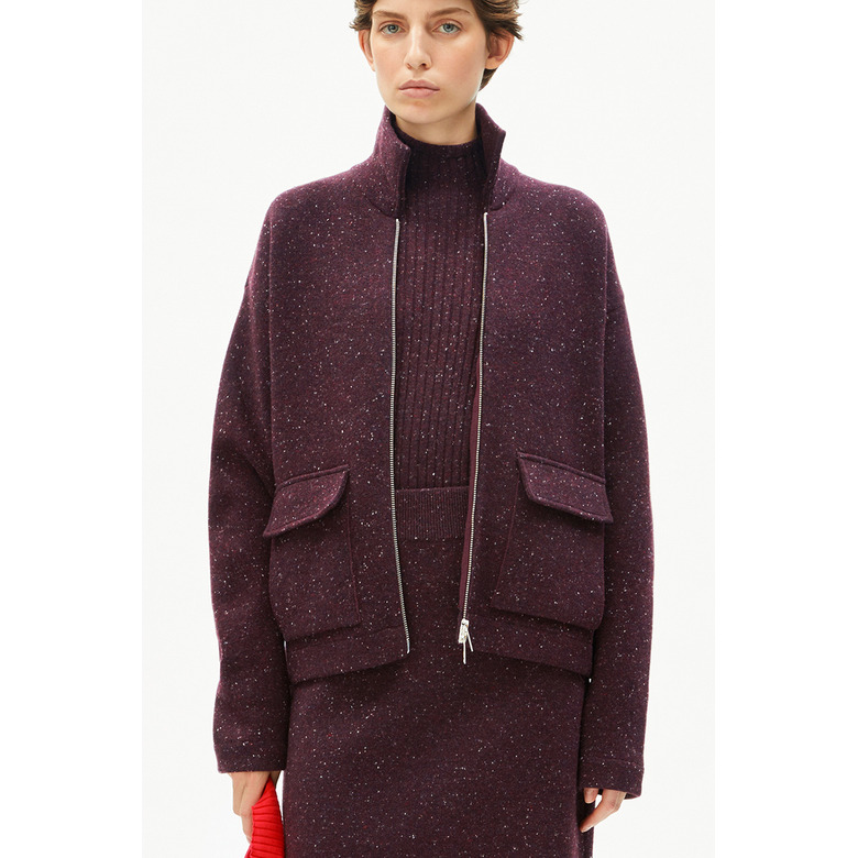 Armed Angels cardigan bordeaux 2