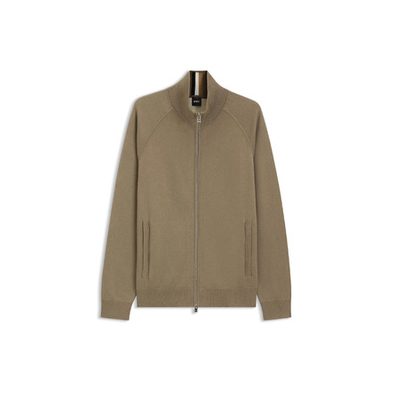 Boss strickjacke camel