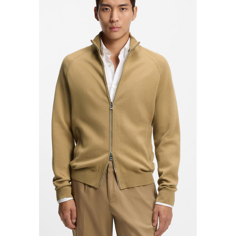 Boss cardigan camel 2