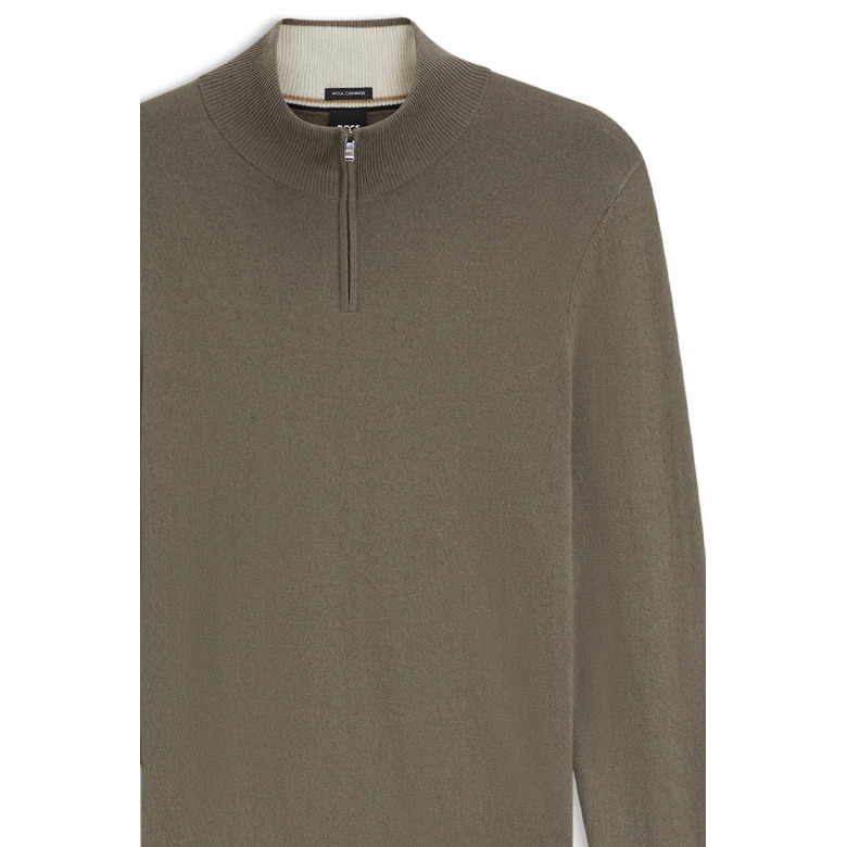 Boss sweater taupe 2