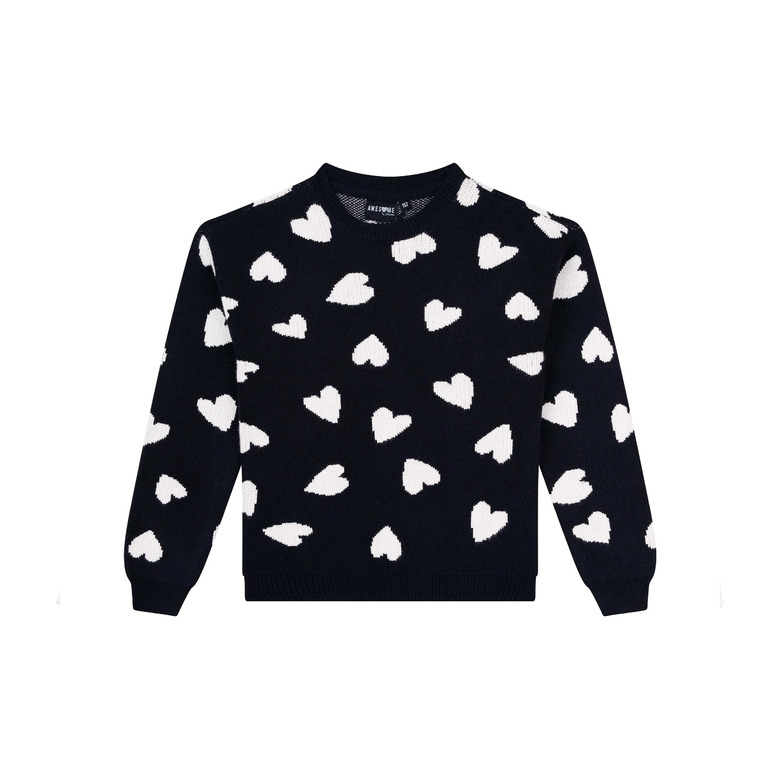 Someone Junior Meisjes trui zwart 1