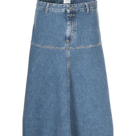 Closed rok blauw
