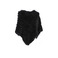 Oakwood poncho zwart 1