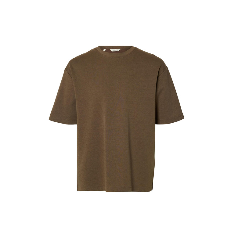 Selected Homme t-shirts brown 1