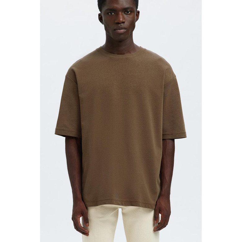 Selected Homme t-shirts brown 2