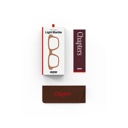 Izipizi reading glasses lightbrown