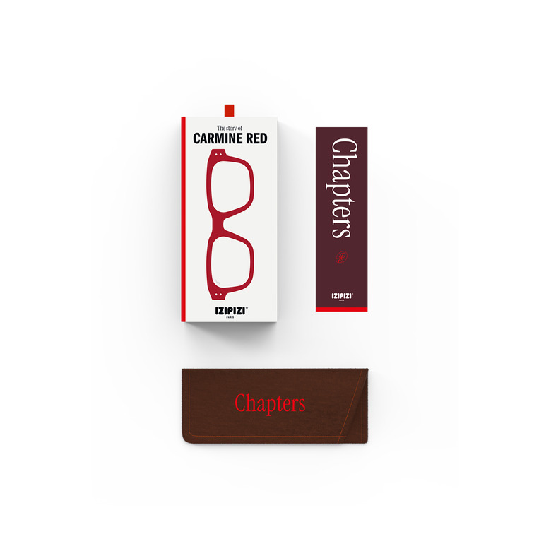 Izipizi reading glasses red 2