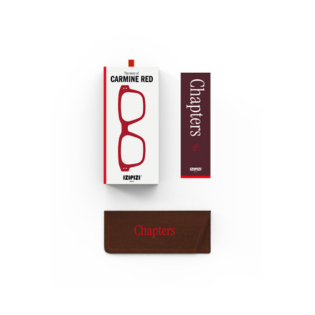 Izipizi reading glasses red