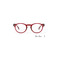 Izipizi reading glasses red 1