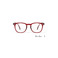 Izipizi reading glasses red 1
