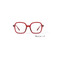 Izipizi reading glasses red 1