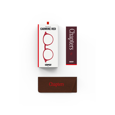 Izipizi reading glasses red
