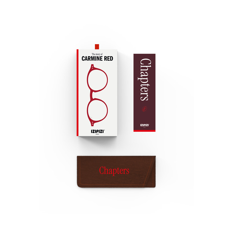 Izipizi reading glasses red 2