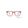 Izipizi reading glasses red 1