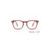Izipizi reading glasses red 1