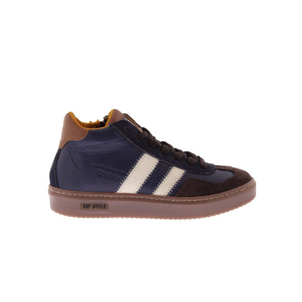 Hip high shoes blue