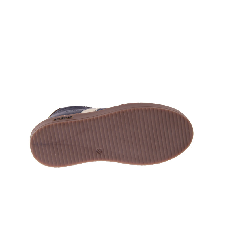 Hip high shoes blue 5