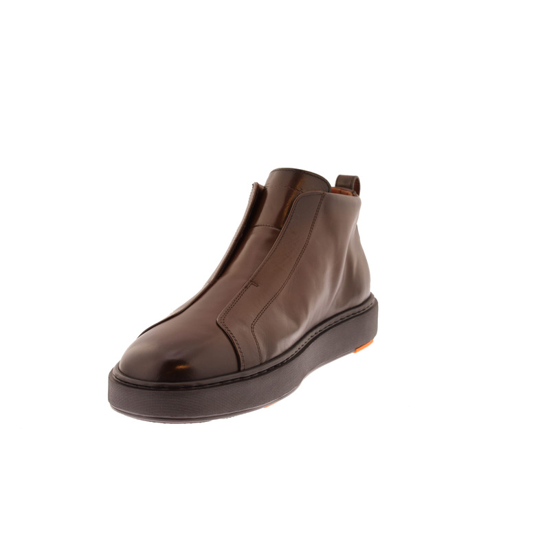 Santoni hoge schoenen bruin 3