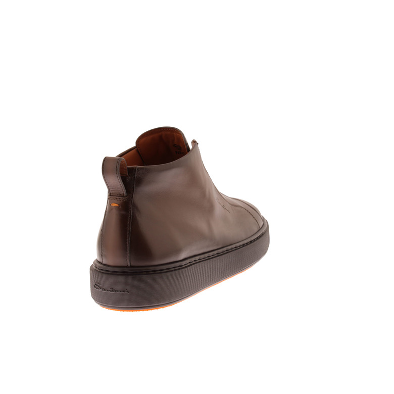 Santoni hoge schoenen bruin 4