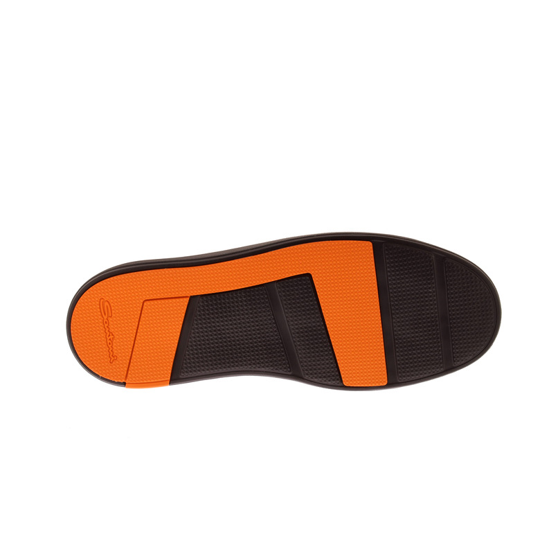 Santoni hoge schoenen bruin 5