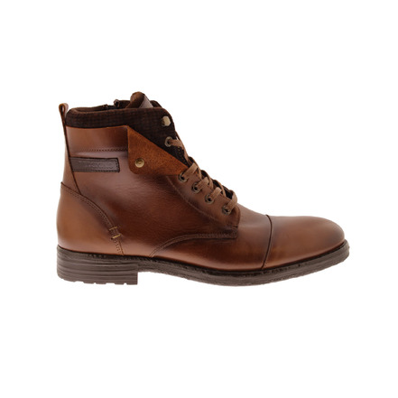 Redskins high shoes cognac