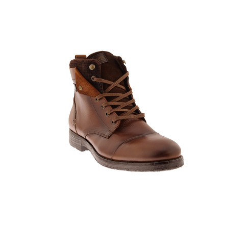 Redskins high shoes cognac