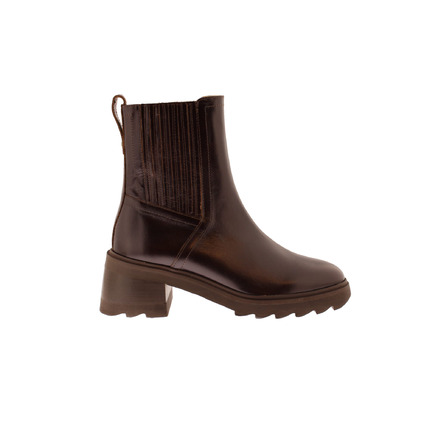 Bobbies stiefelette braun