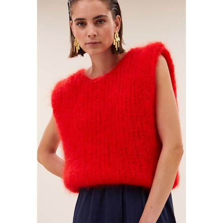 By-bar pullover rot