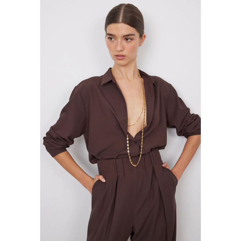 Bad Habits blouse bruin 2