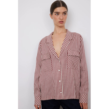 Bad Habits bluse bordeaux