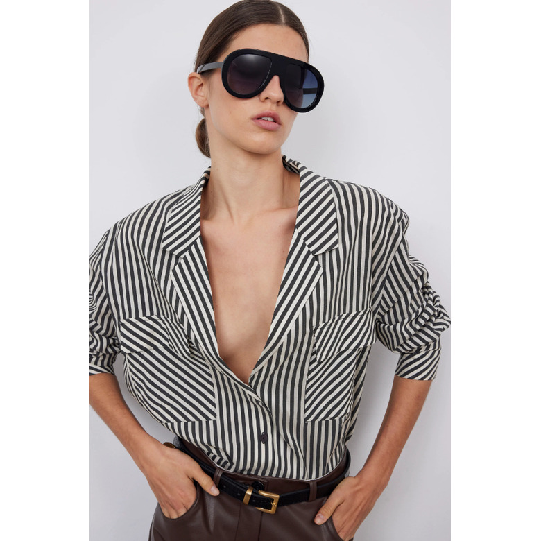 Bad Habits blouse blauw 2