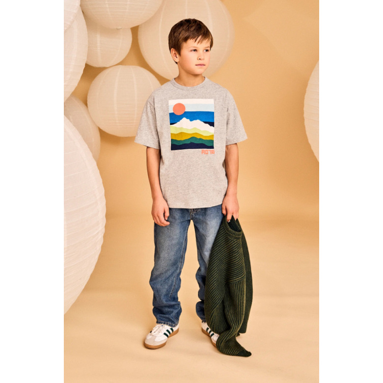 American Outfitters t-shirt gris 3