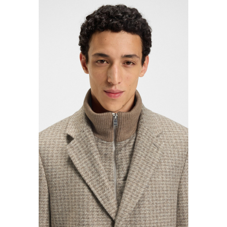 Boss manteau beige 3