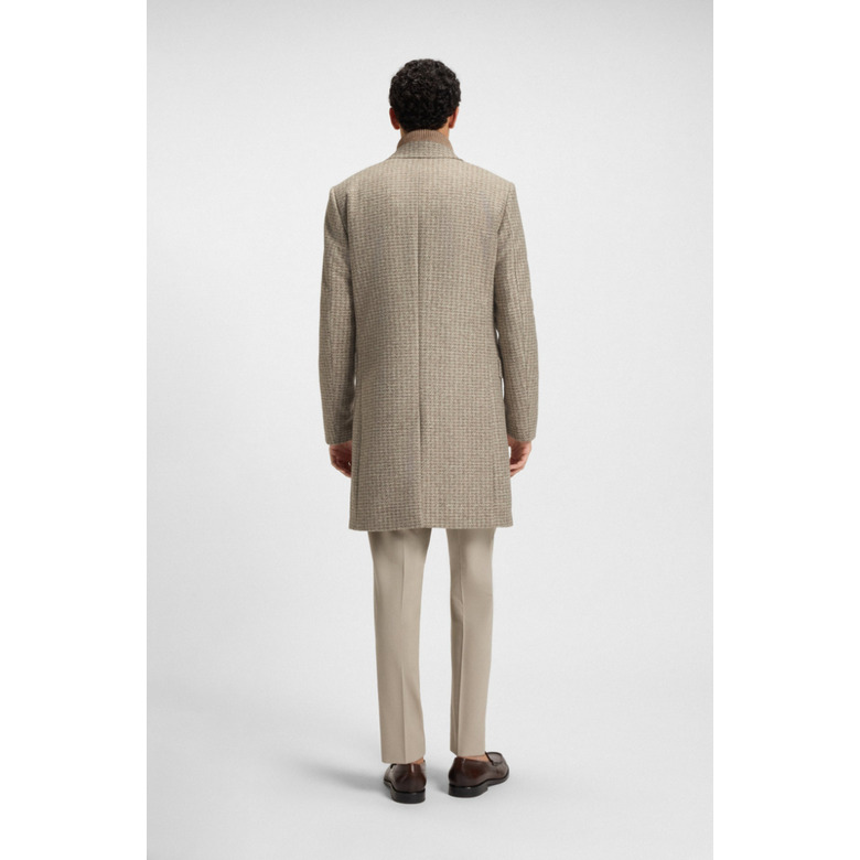 Boss manteau beige 4